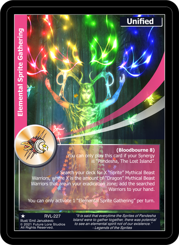 Elemental Sprite Gathering (RVL-227) [Ravaged Lands - 1st Edition]