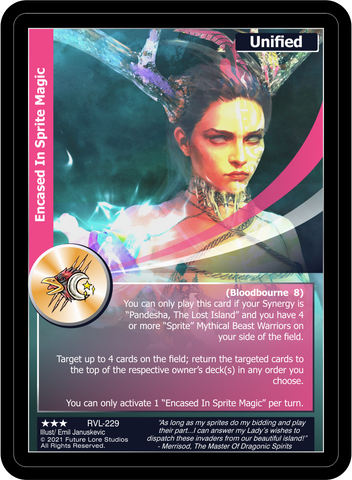 Encased In Sprite Magic (RVL-229) [Ravaged Lands - 1st Edition]