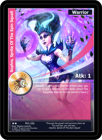 Sophie, Sprite Of The Spin Squall (RVL-235) [Ravaged Lands - 1st Edition]