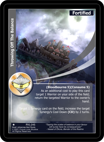 Throwing Off The Balance (RVL-245) [Ravaged Lands - 1st Edition]