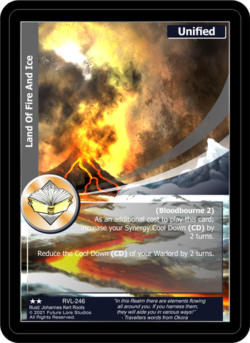 Land Of Fire And Ice (RVL-246) [Ravaged Lands - 1st Edition]