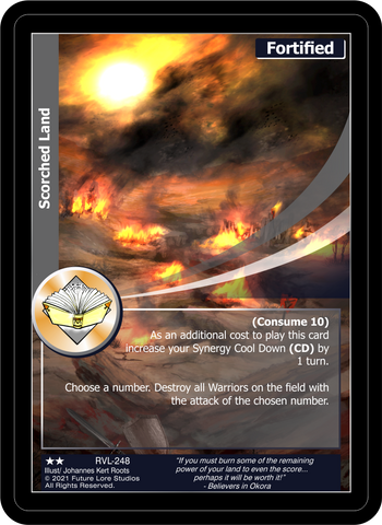 Scorched Land (RVL-248) [Ravaged Lands - 1st Edition]