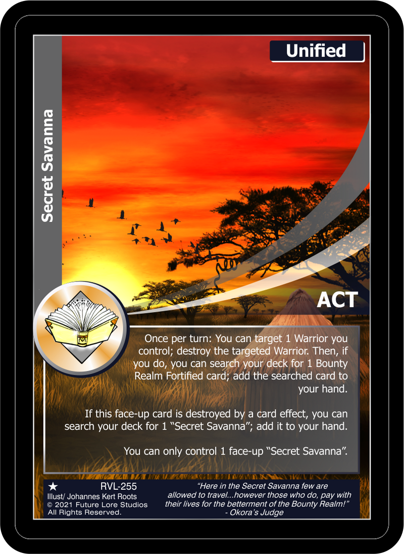 Secret Savanna (RVL-255) [Ravaged Lands - 1st Edition]