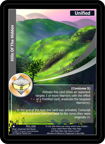 Hills Of The Hidden (RVL-258) [Ravaged Lands - 1st Edition]