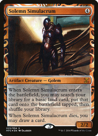 Solemn Simulacrum [Kaladesh Inventions]