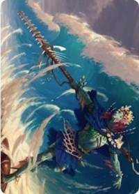 Tazeem Roilmage Art Card [Zendikar Rising Art Series]