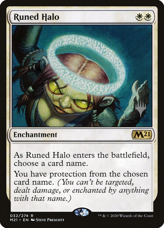 Runed Halo (Promo Pack) [Core Set 2021 Promos]