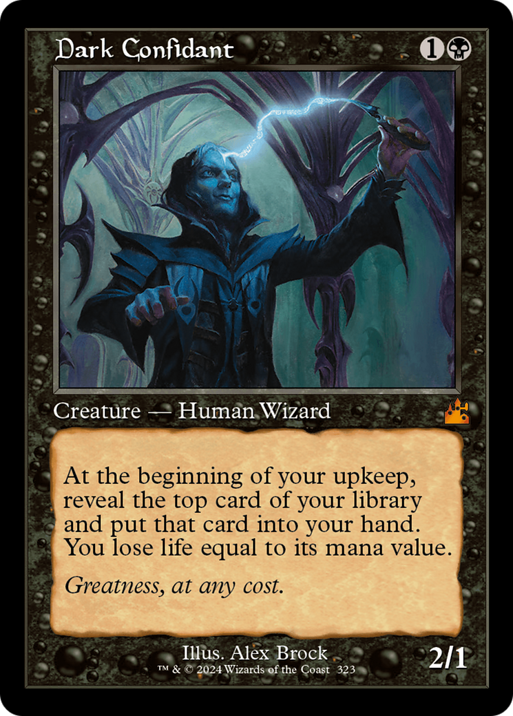 Dark Confidant (Retro Frame) [Ravnica Remastered]