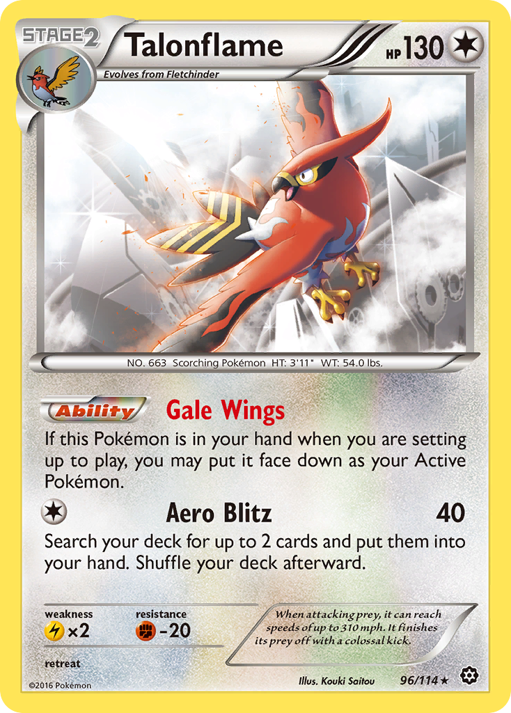 Talonflame (96/114) [XY: Steam Siege]