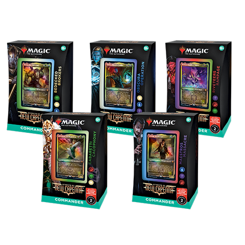 Streets of New Capenna - All 5 Commander Decks