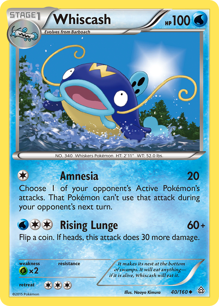 Whiscash (40/160) [XY: Primal Clash]