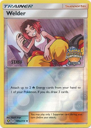 Welder (189a/214) (Regional Championship Promo Staff) [Sun & Moon: Unbroken Bonds]