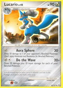 Lucario (53/127) (Staff Prerelease Promo) [Diamond & Pearl: Black Star Promos]